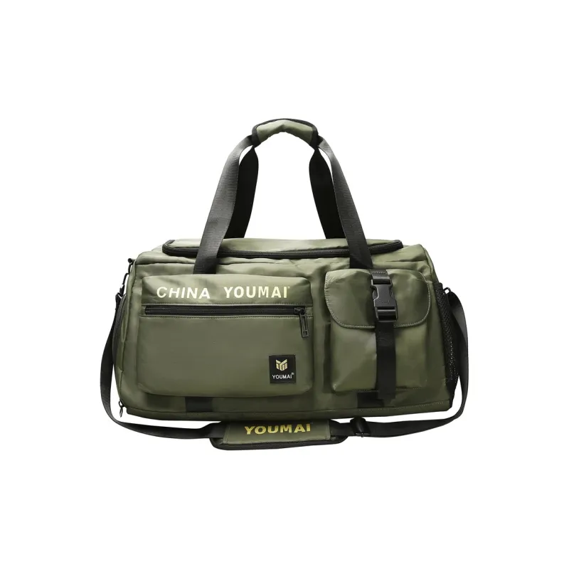 Deli Bear Nylon One Shoulder Travel Bag Unisex Multicolor-25