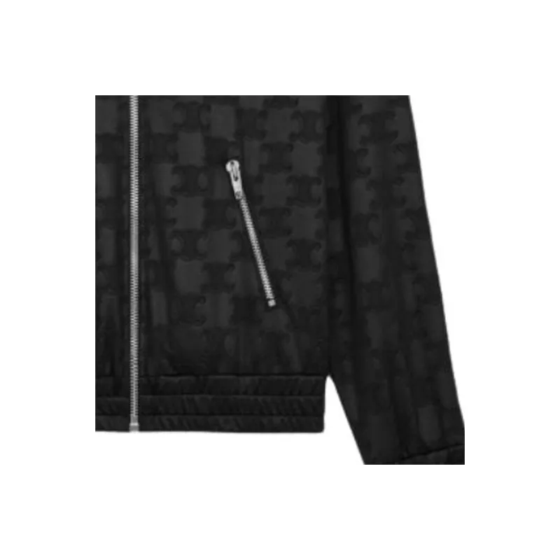 CELINE Tracksuit Jacket In Triomphe Jersey-4