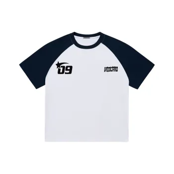 Vitocano T Shirt Unisex White & Navy Blue