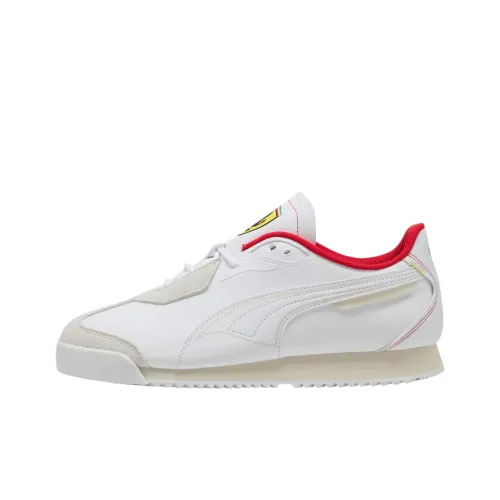 SCUDERIA FERRARI x PUMA Roma Low Top Training Shoes Unisex White