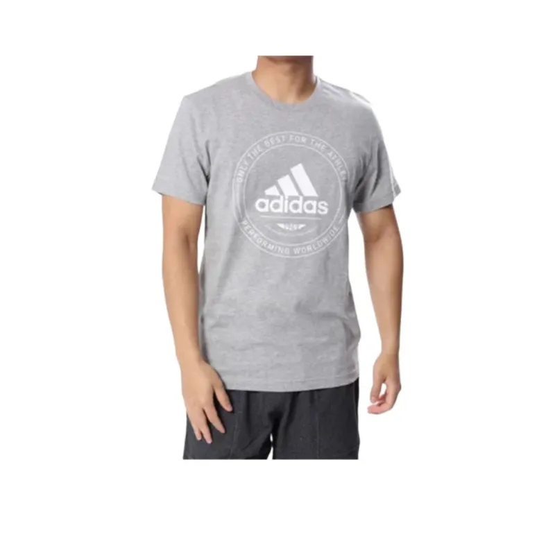 Adidas T Shirts Men Gray-1