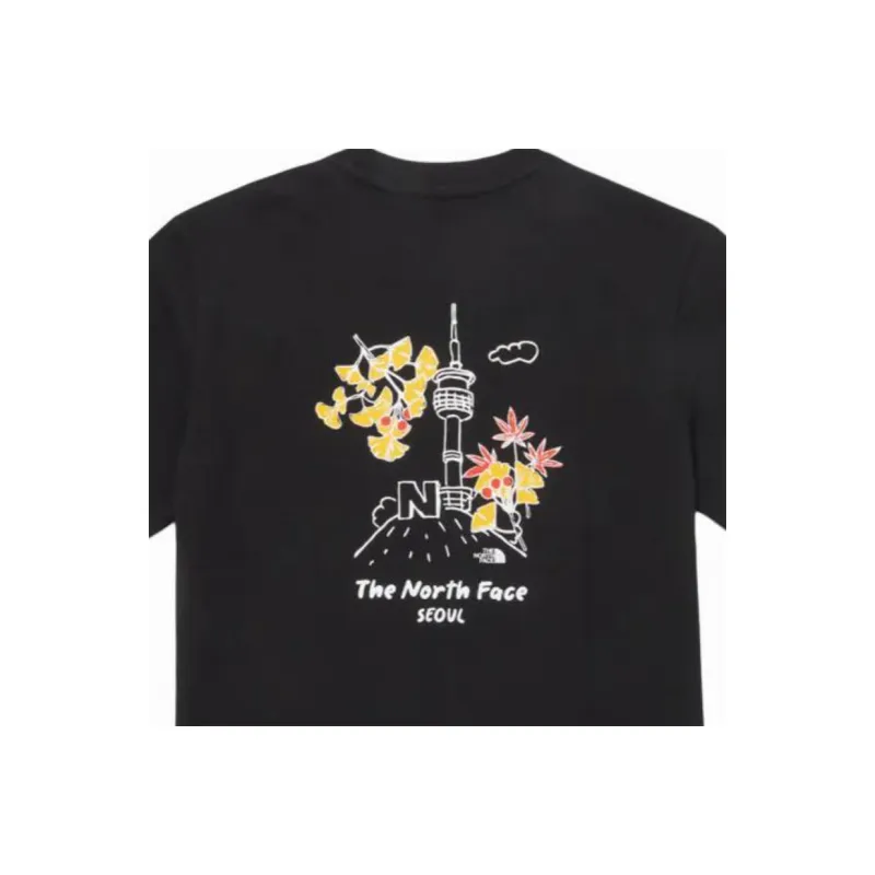 THE NORTH FACE Seoul Four Seasons S/S R/Tee T Shirt Men's Black-2