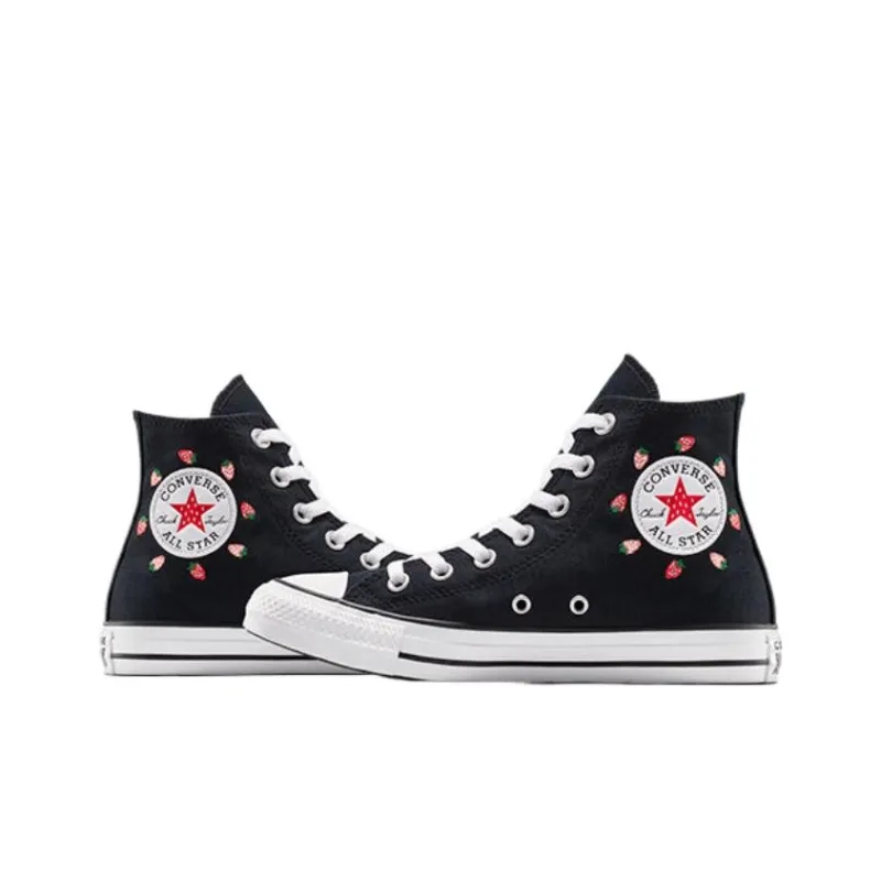 Converse Women's Chuck Taylor All Star High 'Embroidered Strawberries'-4