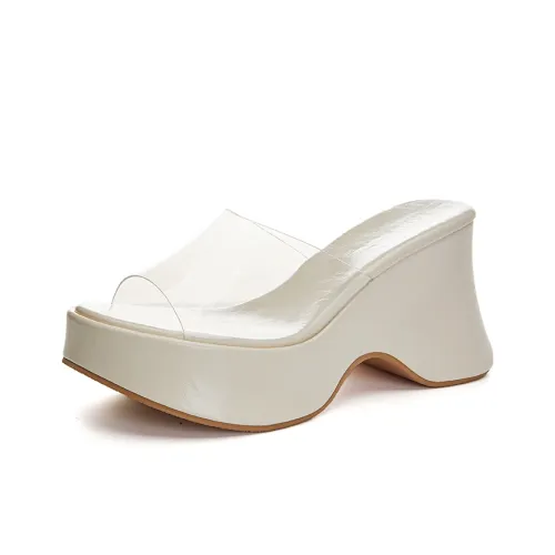 POOQ Rubber Sole Odor Resistant Slide Slippers Women's