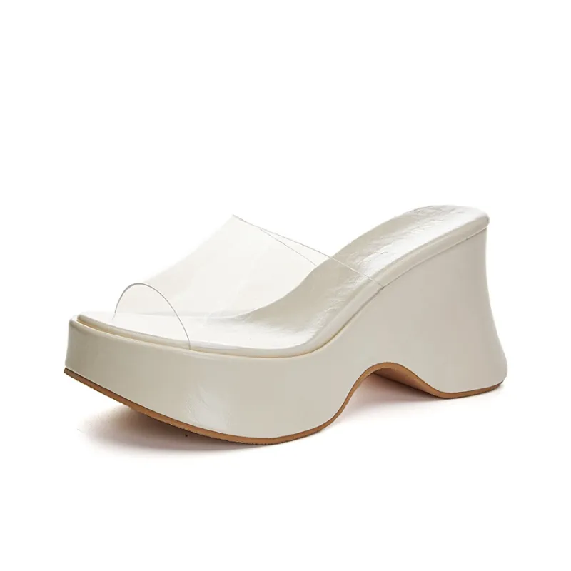 POOQ Rubber Sole Odor Resistant Slide Slippers Women's-0