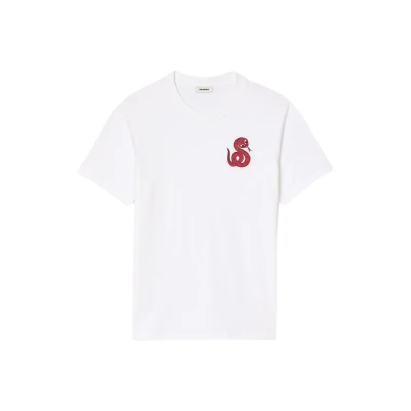 Sandro Chinese New Year Series T Shirts Men A432/White-0