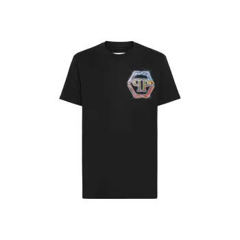 PHILIPP PLEIN Logo Embellished Crewneck T Shirt