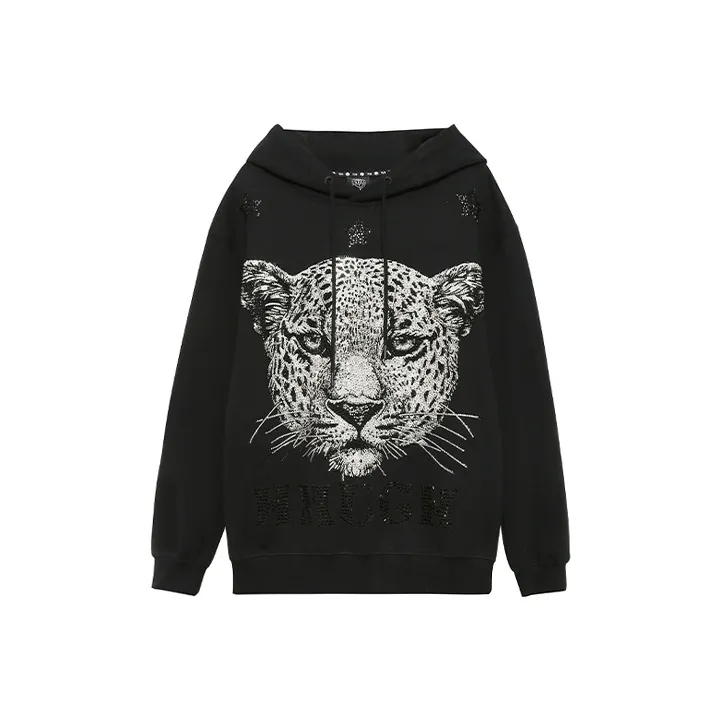TCH Sweatshirts Unisex Black With Silver Logo-0