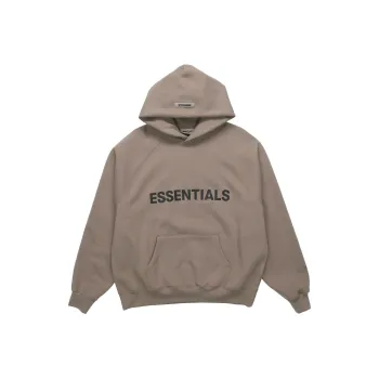 Fear Of God Essentials 3D Silicon Applique Pullover Hoodie