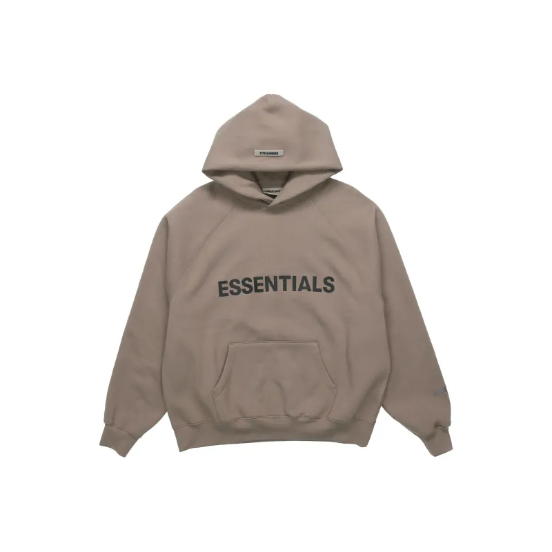 Fear Of God Essentials 3D Silicon Applique Pullover Hoodie-0