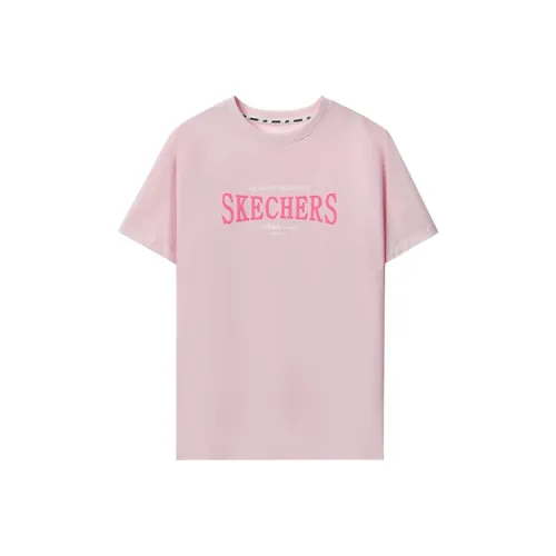 Skechers Sports Alliance Series T Shirt Unisex Gray Pink 01NX