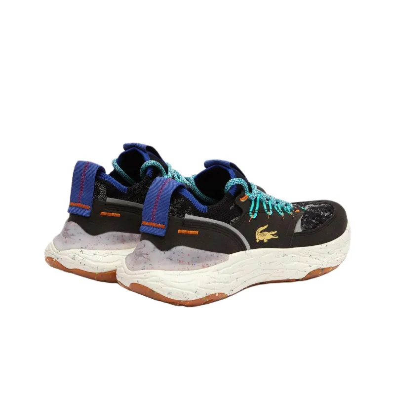 LACOSTE Anti Slip Wear Resistant Low Top Casual Shoes Women's Black-3