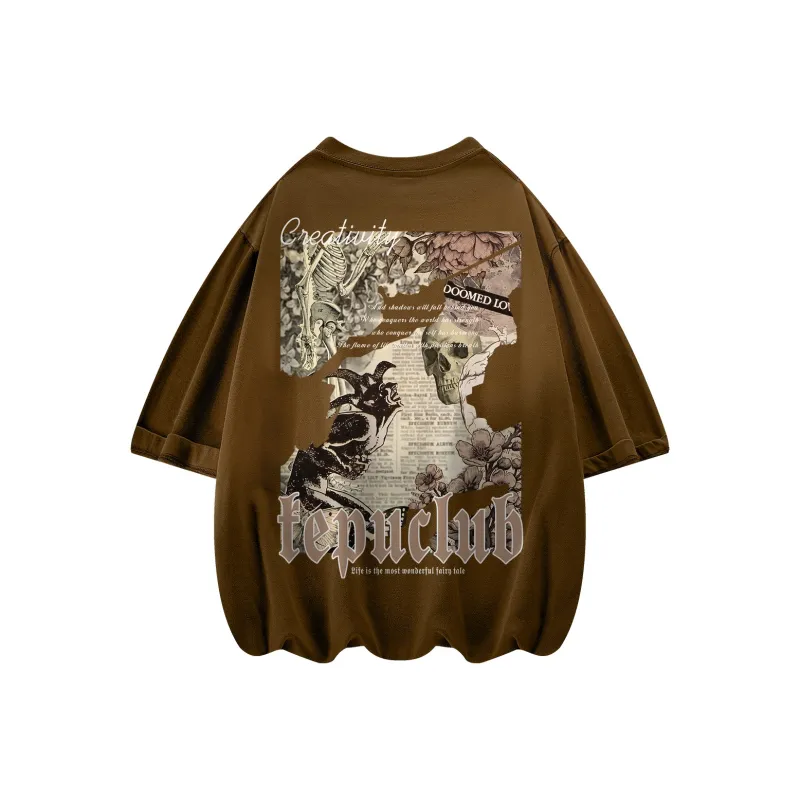 Kepu Short Sleeved T Shirts Unisex-12