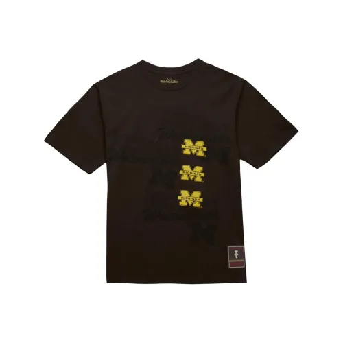 Travis Scott X Mitchell & Ness Michigan Wolverines Seal T Shirt