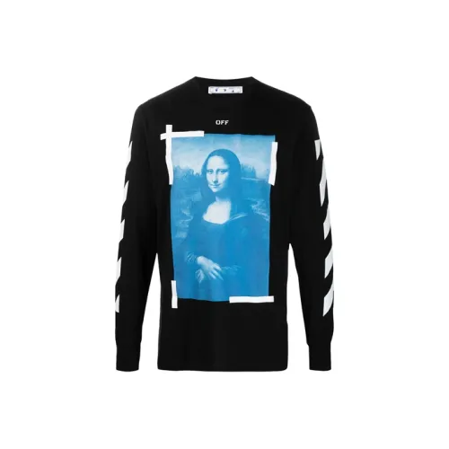 OFF WHITE Mona Lisa Long Sleeve T Shirt 'Black'