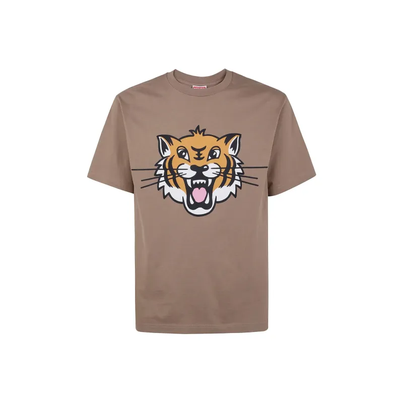 KENZO Happy Tiger Crewneck T Shirt-0