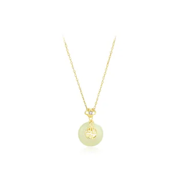 CANHUI Chalcedony Jade Necklaces Unisex