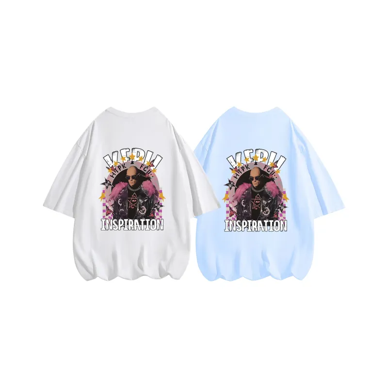 Kepu T Shirt Unisex 2 Pack 2 Pack White+White-7