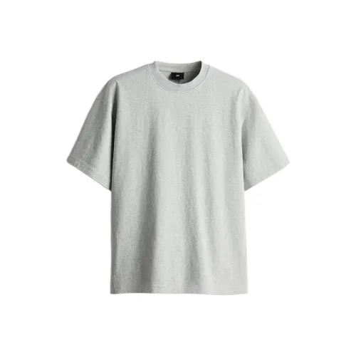 H&M T Shirts Men Mixed Gray