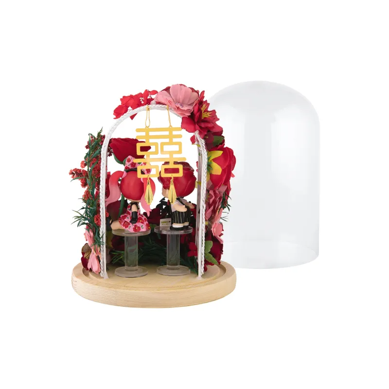 [Modified Doll] POP MART Couple Collection Molly & Dimoo Everlasting Love Creative Wedding Romantic Hang Tag Box 23cm-3