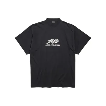 Balenciaga x JIPINFEICHE SS24 T Shirt Loose Fit Style Unisex Black