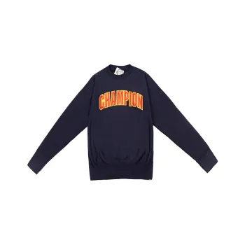 Champion Sweatshirt US Version Unisex Navy Blue