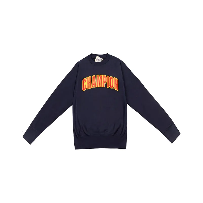 Champion Sweatshirt US Version Unisex Navy Blue-0