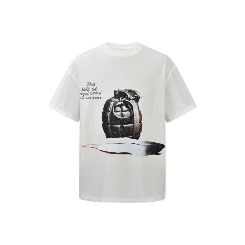 BIRTH OF ROYAL CHILD SS24 T Shirt Unisex White-0