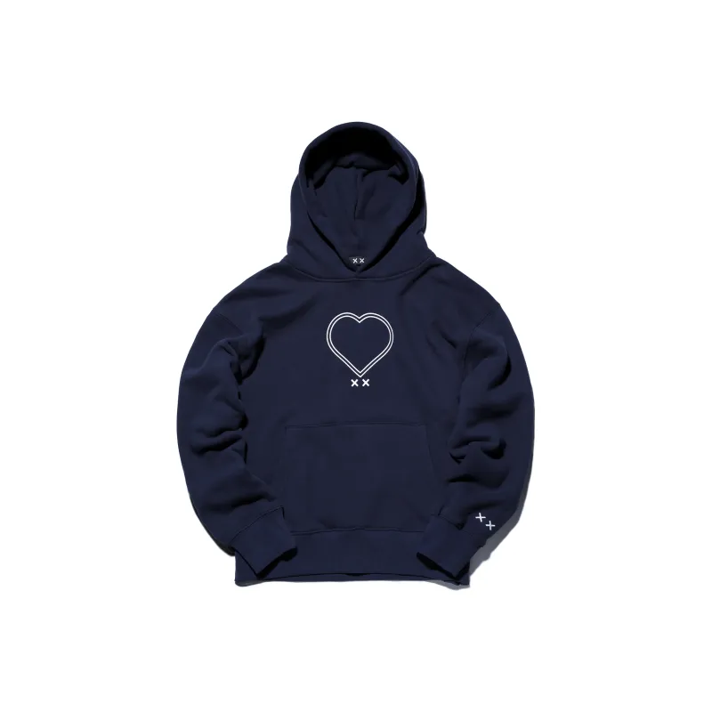 XxDESIGN Sweatshirts Unisex Navy Blue-0