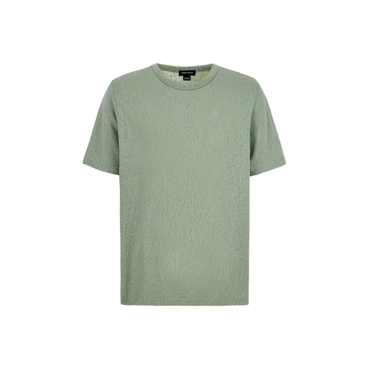 URBAN REVIVO T Shirts Men Gray Green-0