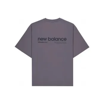 New Balance SS24 T Shirt Men's Charcoal Gray