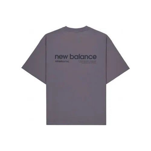 New Balance SS24 T Shirt Men's Charcoal Gray