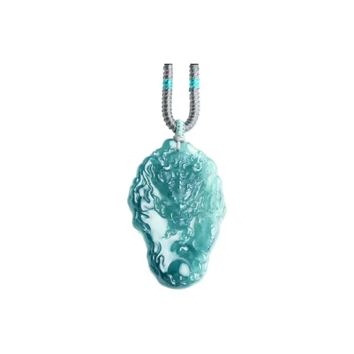 Clear Snow Ice Glutinous Necklaces Unisex