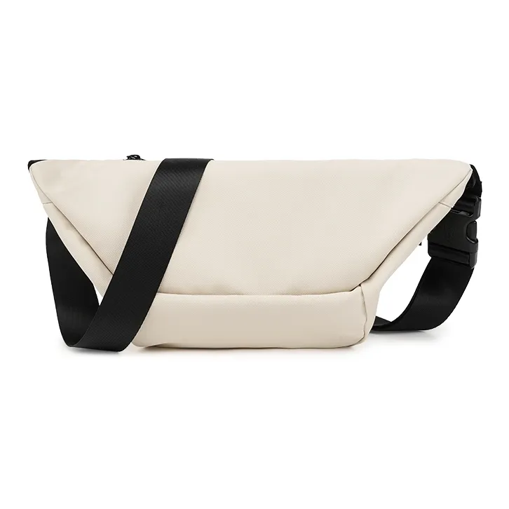 Dickies Polyester Shoulder Bag, Crossbody Bag, Fanny Pack, Sling Bag Regular Unisex Ecru/Apricot White/Classic Black-2