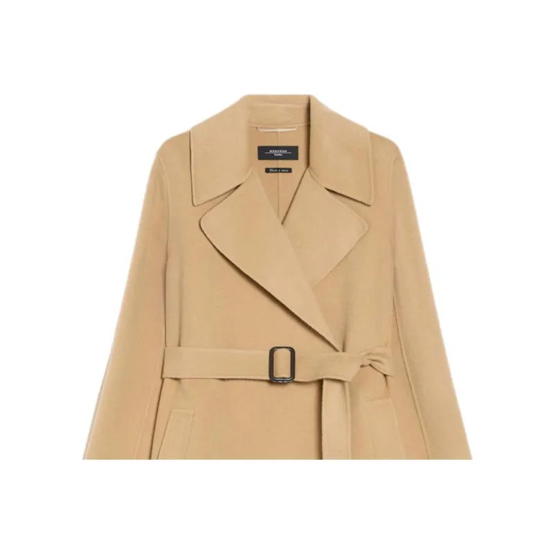 WEEKEND MaxMara Belted Long Sleeved Coat-1