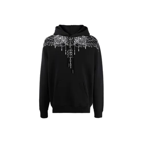 Marcelo Burlon Astral Wings Drawstring Hoodie