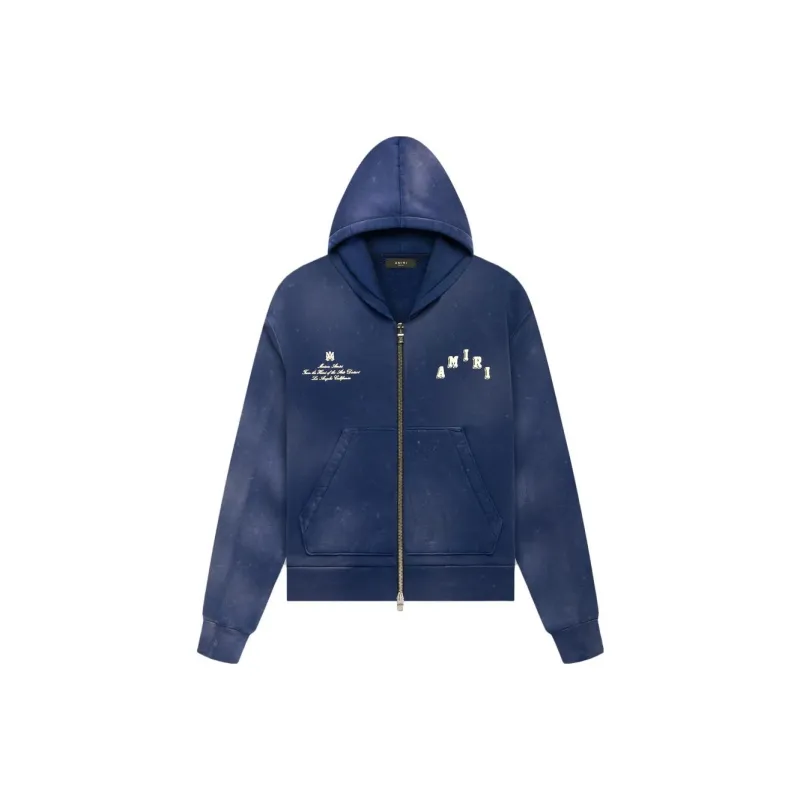 AMIRI Vintage Collegiate Zip Hoodie-0