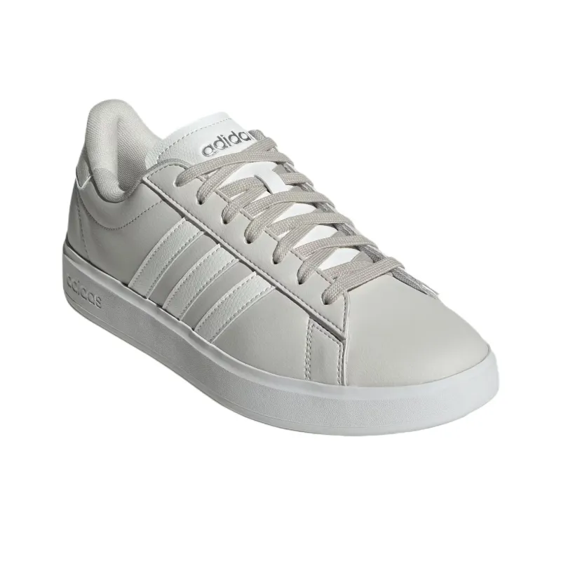 Adidas GRAND COURT 2.0 Anti Slip Wear Resistant Low Top Skateboard Shoes Women's Gray White-1