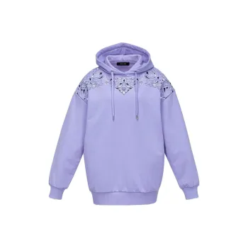 MCM Graphic Printed Drawstring Hoodie