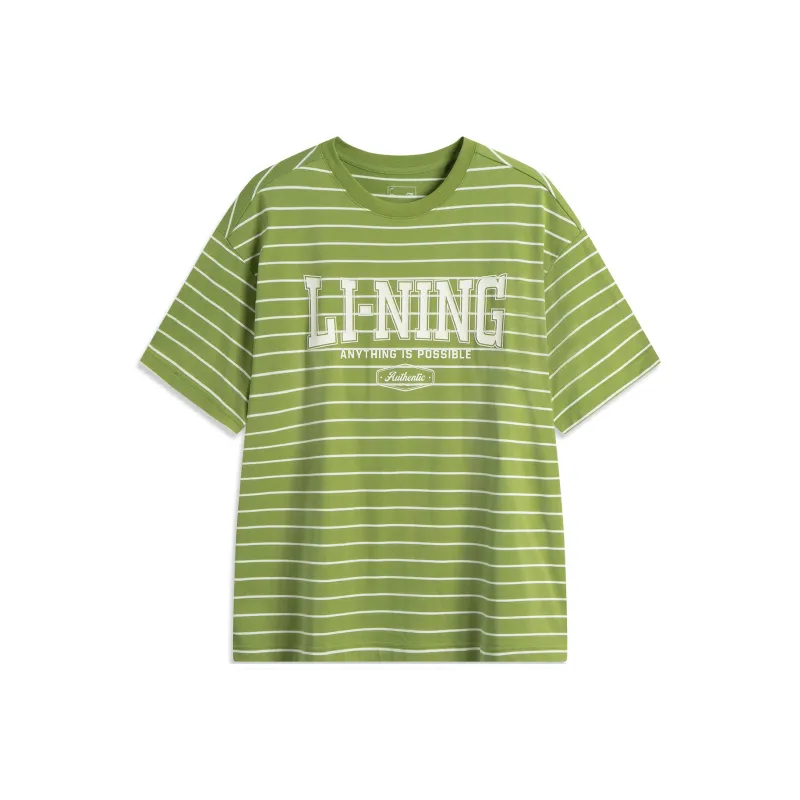 LiNing Sports Life Collection T Shirt Men's Locust Green-0