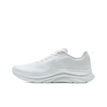 XTEP Coverage Cushioning Low Top Casual Running Shoes Men's Classic White