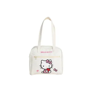 Sanrio Polyester Shoulder Bag Women's Ecru