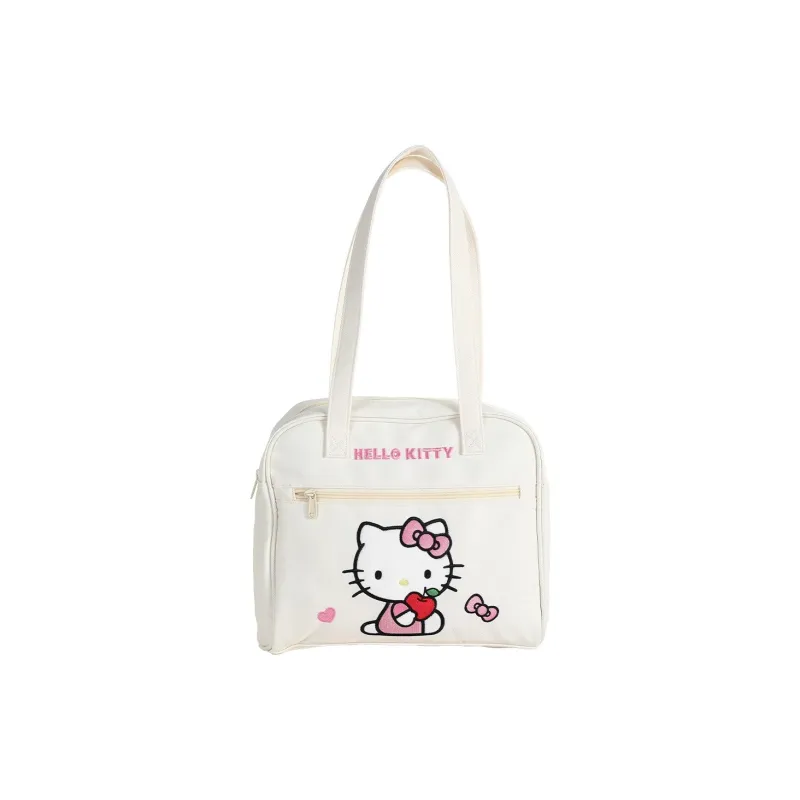 Sanrio Polyester Shoulder Bag Women's Ecru-0