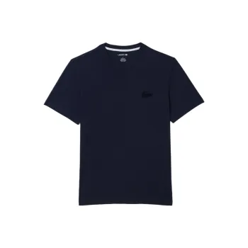 LACOSTE Devoré Effect Logo T shirt
