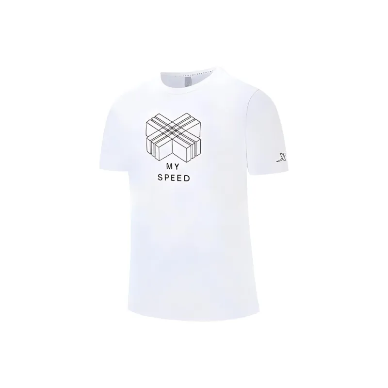 XTEP T Shirts Men Pearl White-0