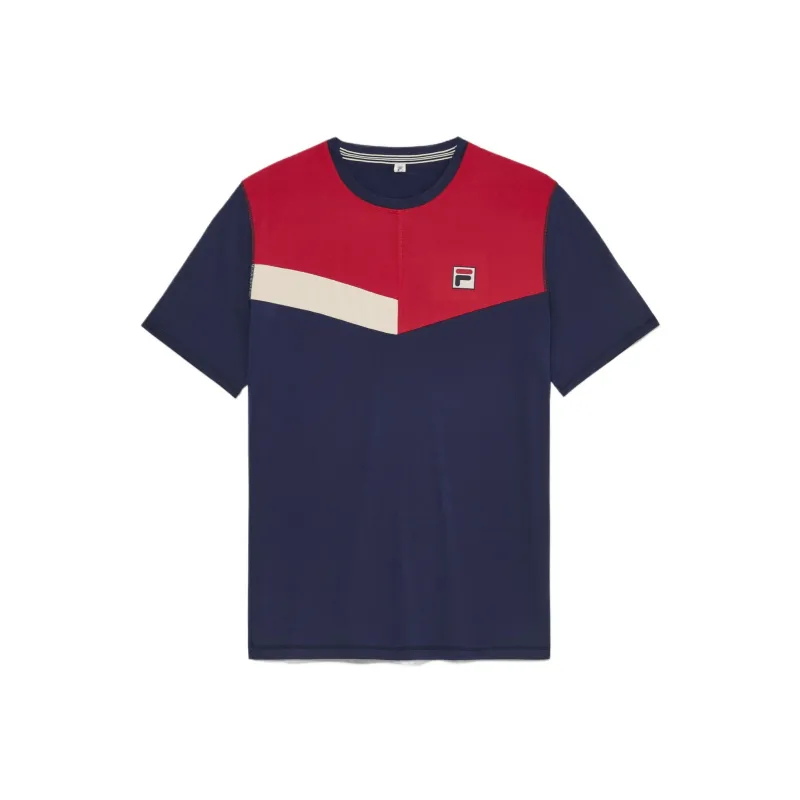FILA HERITAGE T Shirt Men's Navy Blue 488-0