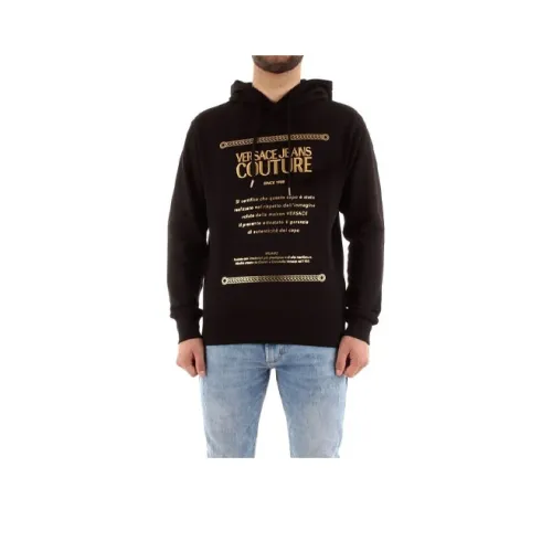 VERSACE JEANS Sweatshirts Men Black