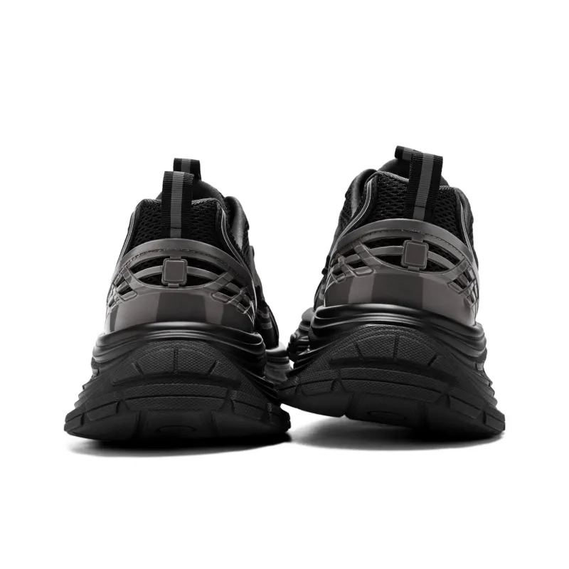 JEEP SPIRIT Chunky Sneakers Men Low Top Graphite Black-6