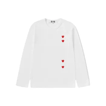 CDG Play T Shirts Men White