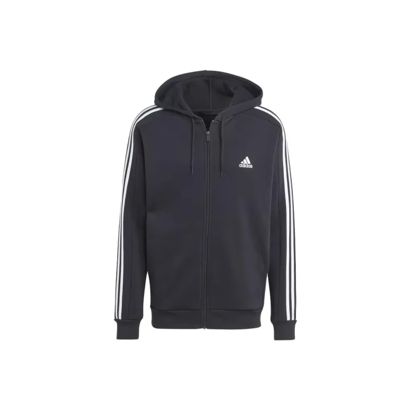 Adidas Free Shipping With AdiClub Essentials Fleece 3 Stripes Full Zip Hoodie-0